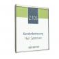 Preview: Tuerschild Vitrum G aus Glas und Edelstahl 150 150 mm